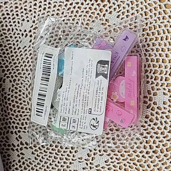 Sanrio Characters Mix of 5. Chip Clips NEW - Picture 5 of 5